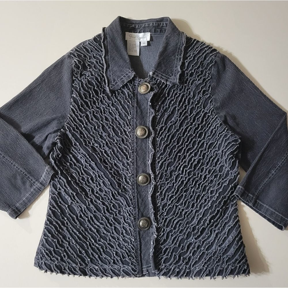 Great Cavalier by St. Paul Detailed Denim Jacket